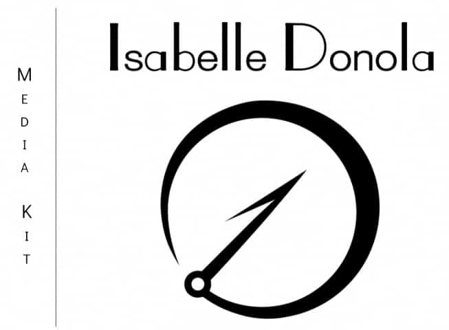 Isabelle Donola letter and Icon for Media Kit